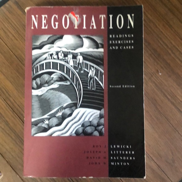 Negotiation book  [Second Edition] Litterer, Minton, Saunders, David M. Lewicki, - Picture 1 of 16